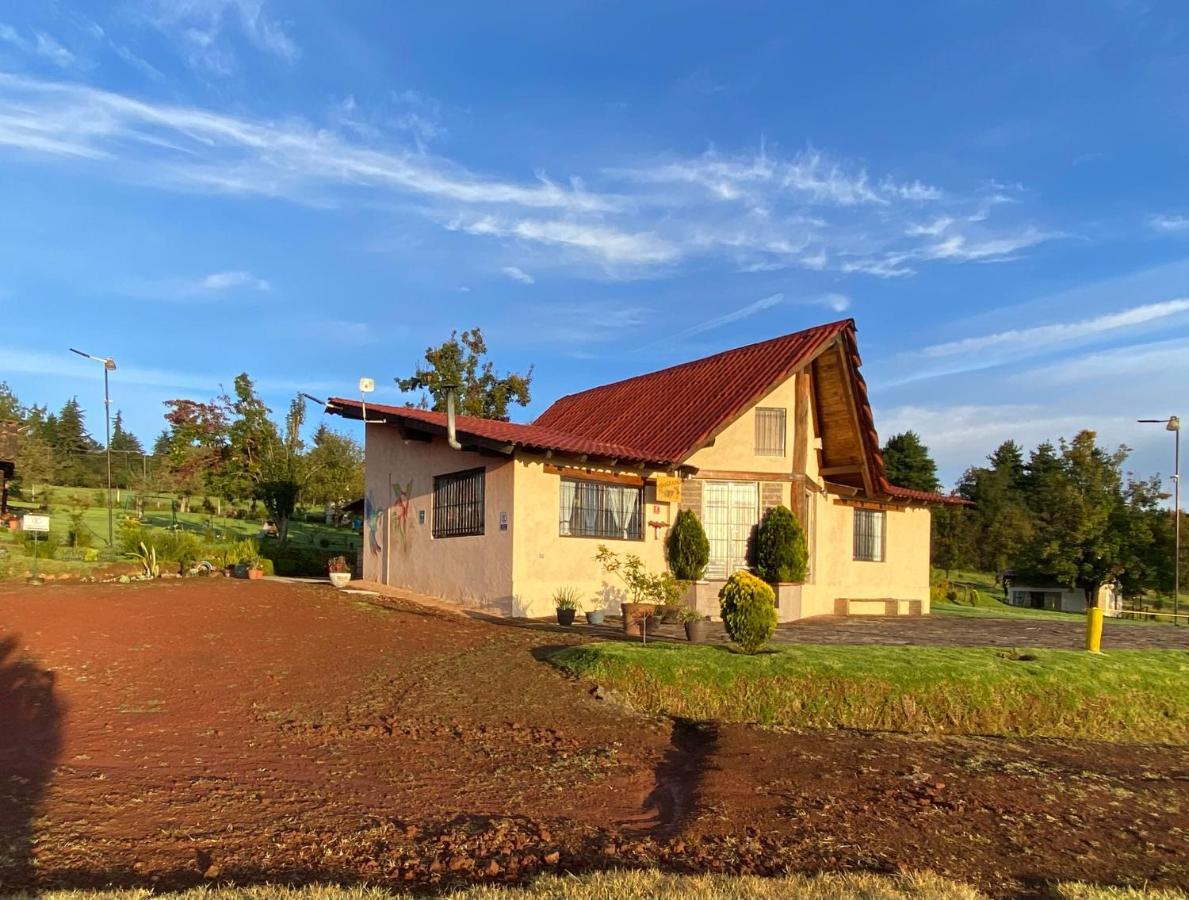 Cabañas Huerta la Mision Zacatlán Exterior foto