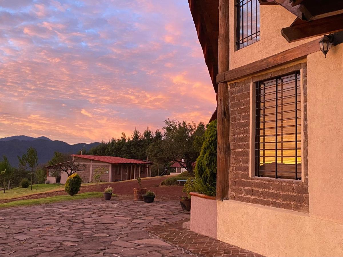 Cabañas Huerta la Mision Zacatlán Exterior foto