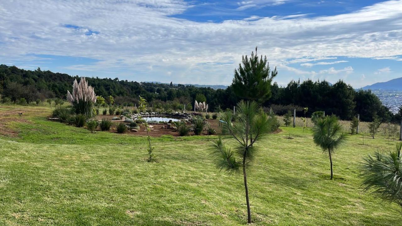 Cabañas Huerta la Mision Zacatlán Exterior foto