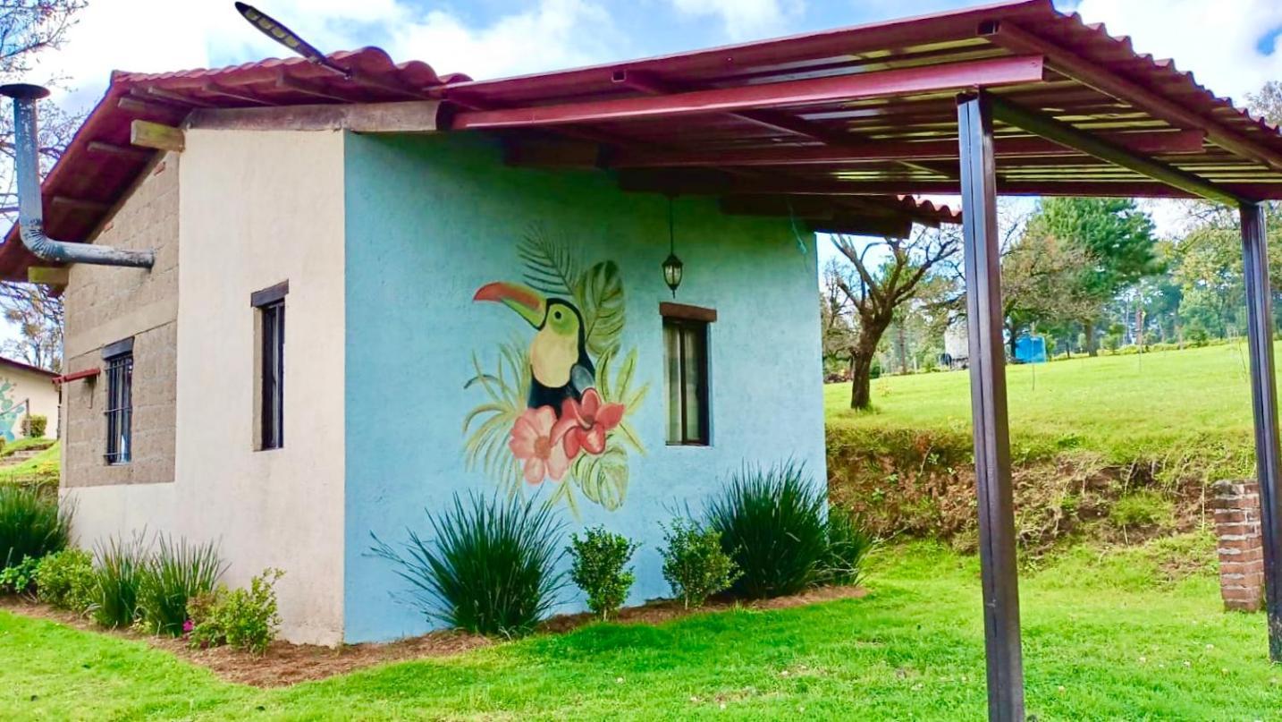 Cabañas Huerta la Mision Zacatlán Exterior foto