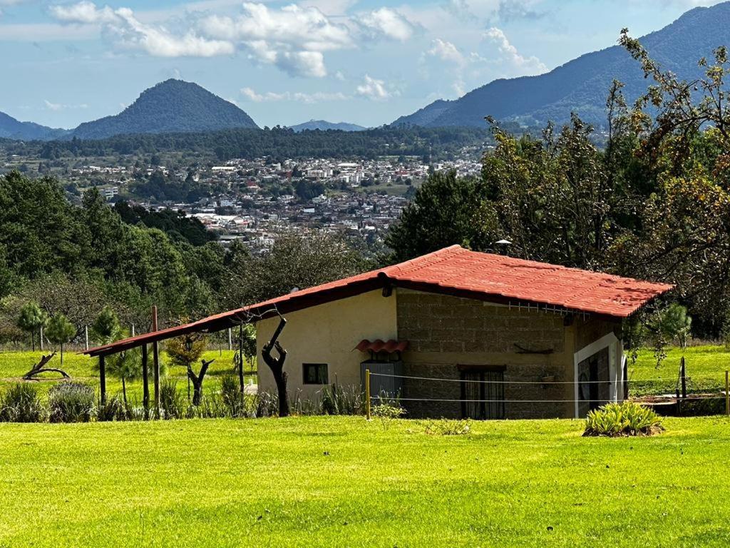 Cabañas Huerta la Mision Zacatlán Exterior foto