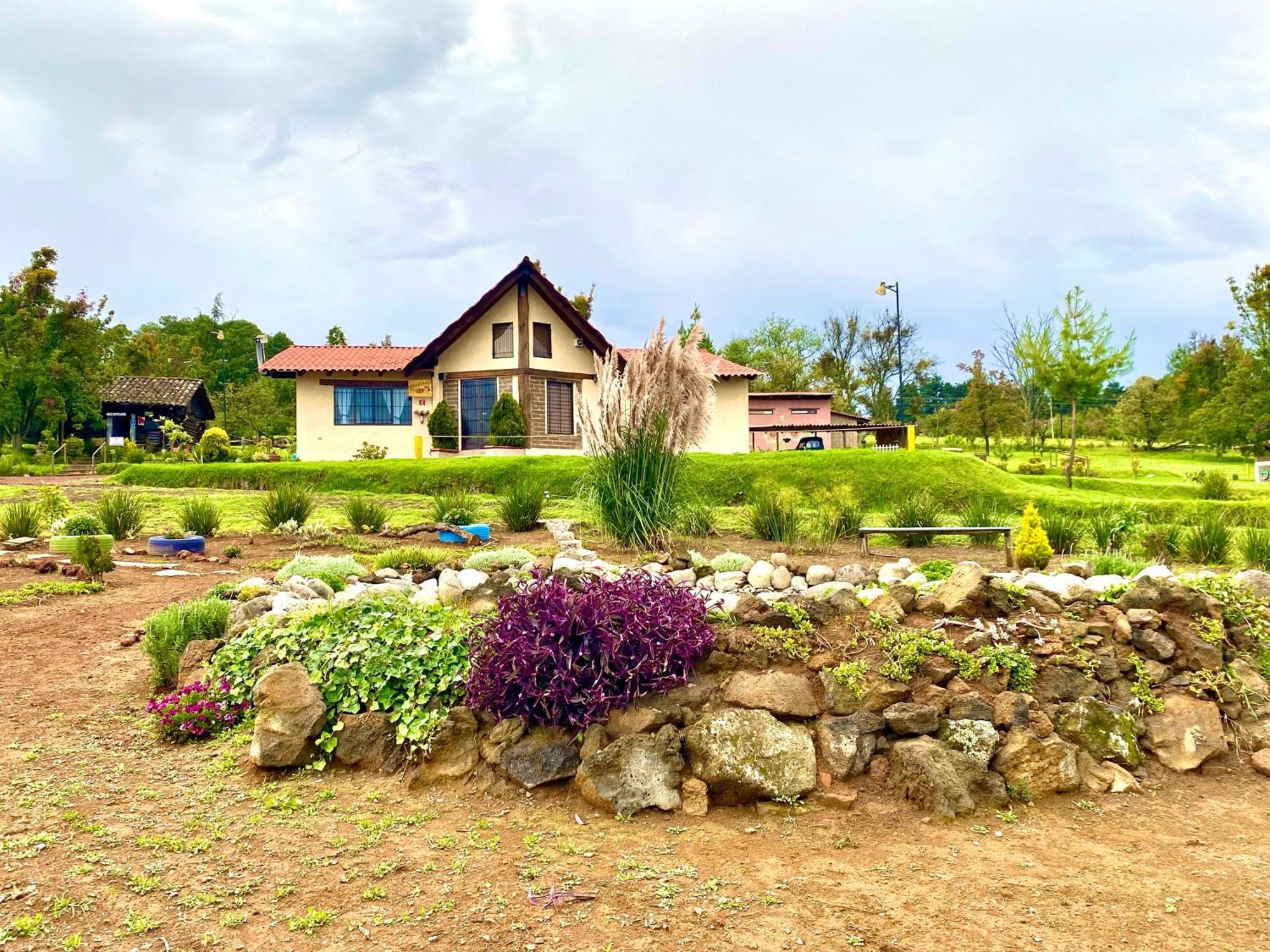 Cabañas Huerta la Mision Zacatlán Exterior foto